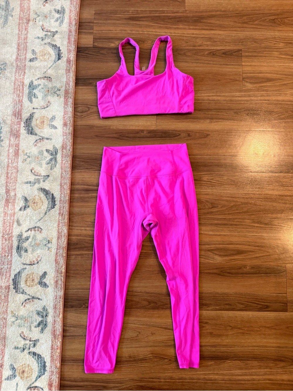 FP Movement Never Better 7/8 Leggings & Square Neck Sports Bra Workout Set